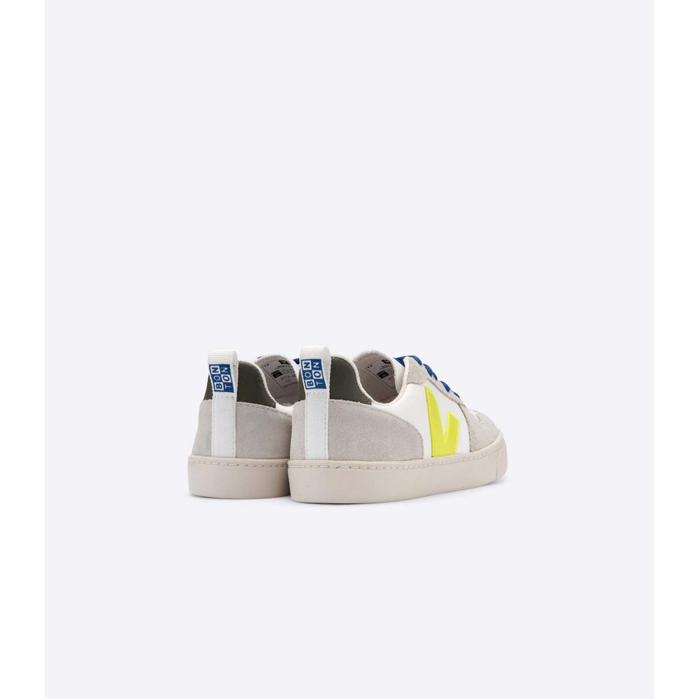 Veja V-10 BONTON Tenisky Detske White/Blue | SK 839YXF